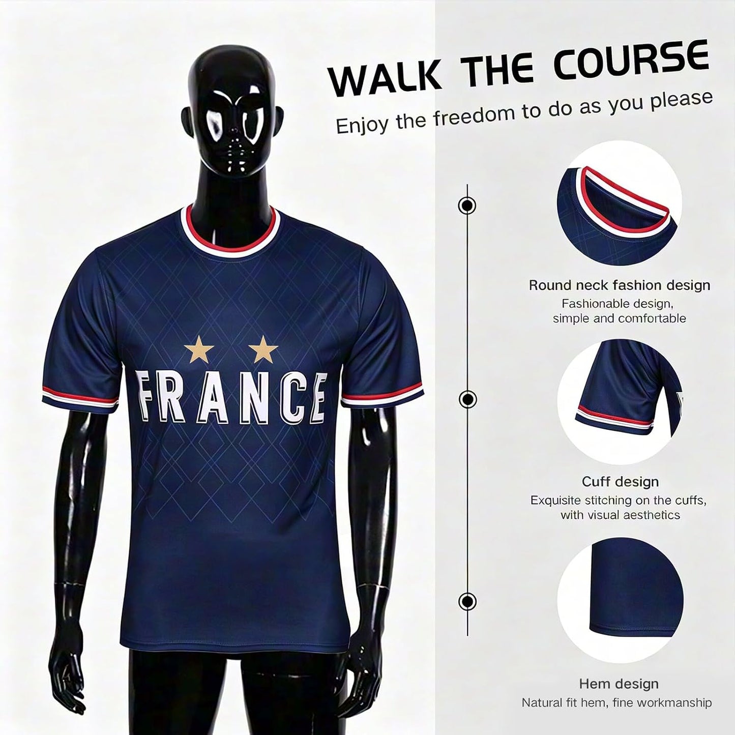 2026 World Cup Fan Soccer Jersey - France,Germany,England,Spain,Croatia & Portugal