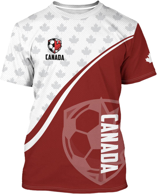 Mens Soccer Jersey Men'S Clothing Short Sleeve Top Adult Sports Fan T Shirts for Men Women