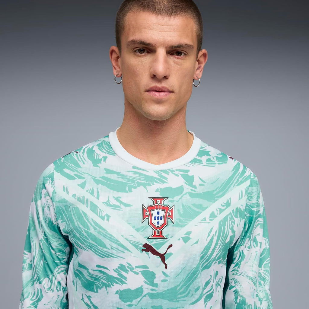 Puma Men'S FA Portugal Away Long Sleeve Jersey Replica