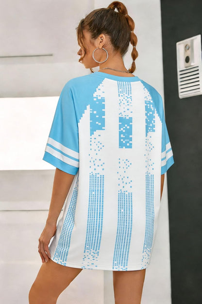 Women's Soccer Jersey - 2026 Argentina Brazil Cup Oversized T-Shirt for Soccer Moms and Y2K Fans