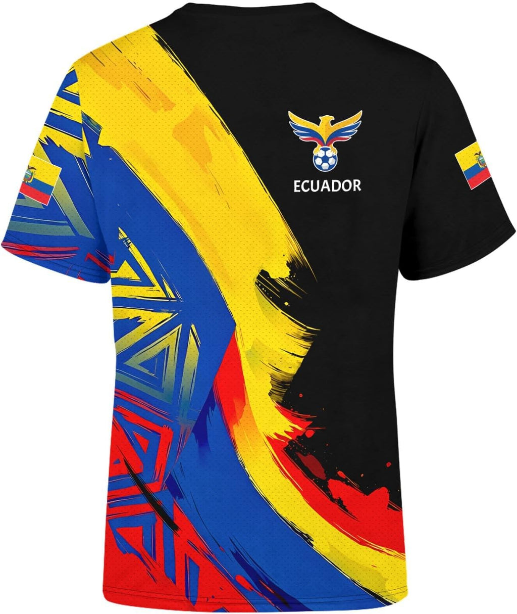 Soccer Jerseys National Sports Jersey Collection Football Training Apparel Print Crewneck Short Sleeves for Men and Women