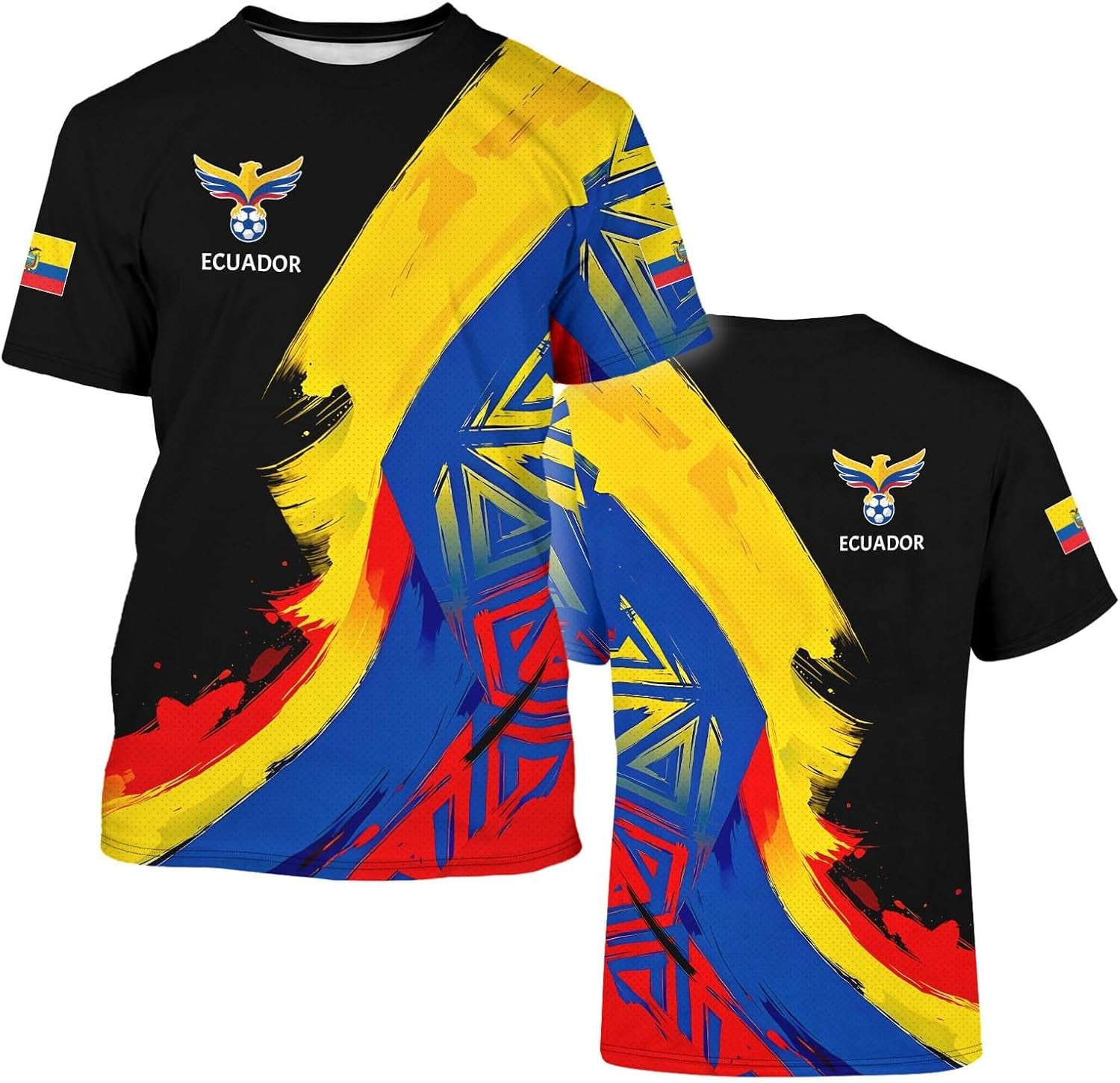 Soccer Jerseys National Sports Jersey Collection Football Training Apparel Print Crewneck Short Sleeves for Men and Women