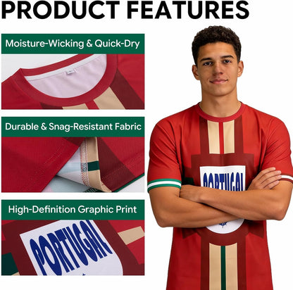 Men'S 2026 Fan Soccer Jersey Collection - International Football Shirts, Retro Streetwear