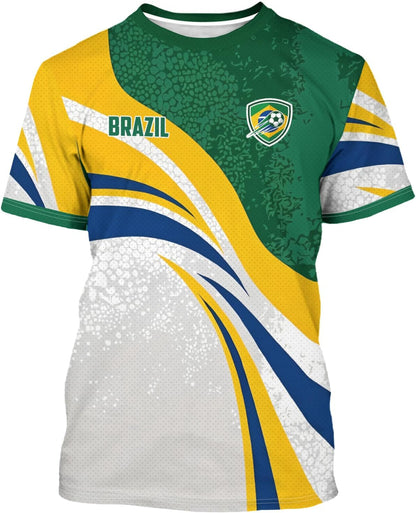 Mens Soccer Jersey Men'S Clothing Short Sleeve Top Adult Sports Fan T Shirts for Men Women