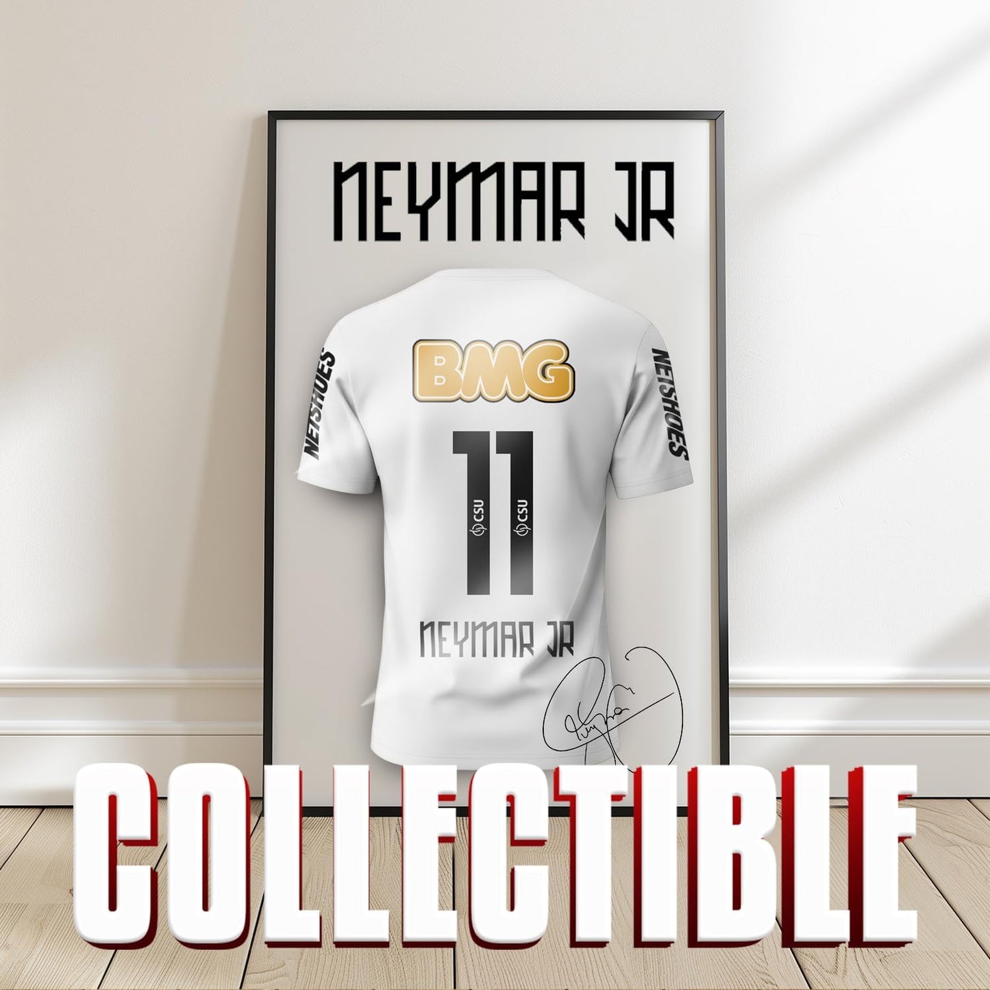 Neymar Jr. #11 Santos Retro Soccer Jersey – 2012 Brazilian Classic Football Shirt – Vintage Santos Men's Fan Jersey