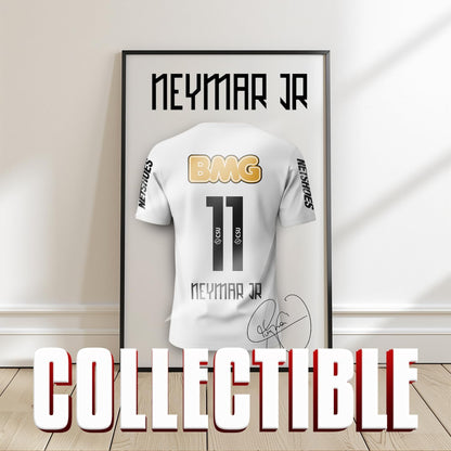 Neymar Jr. #11 Santos Retro Soccer Jersey – 2012 Brazilian Classic Football Shirt – Vintage Santos Men's Fan Jersey