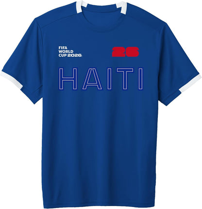FIFA World CUP26 Haiti Short-Sleeve Soccer Jersey