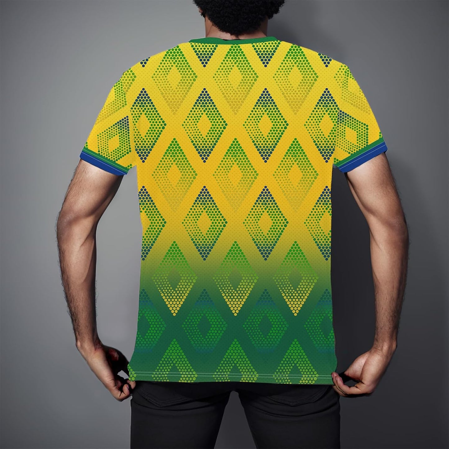 Mens Soccer Jersey Men'S Clothing Short Sleeve Top Adult Sports Fan T Shirts for Men Women