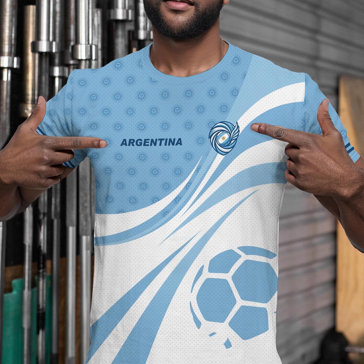 Mens Soccer Jersey Men'S Clothing Short Sleeve Top Adult Sports Fan T Shirts for Men Women