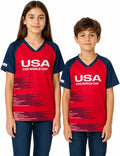 Official FIFA World Cup 2026 Team USA Kids Jersey T-Shirt – Youth Boys & Girls Soccer Fan Tee