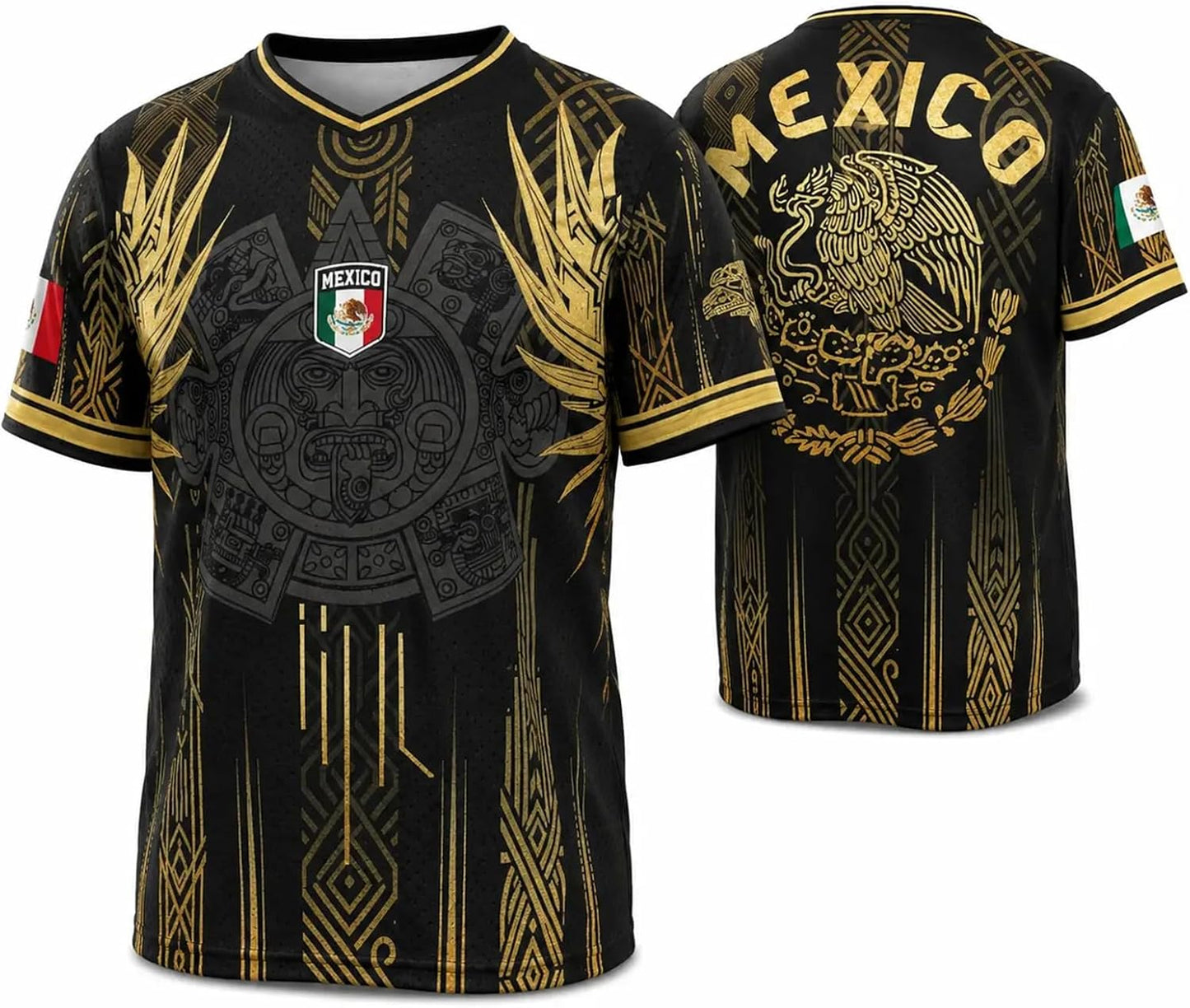 Mexico Soccer Jersey - World Cup Jersey 2026 Short Sleeve Tops Crewneck Graphic Sports Tee Soccer Gift for Fans