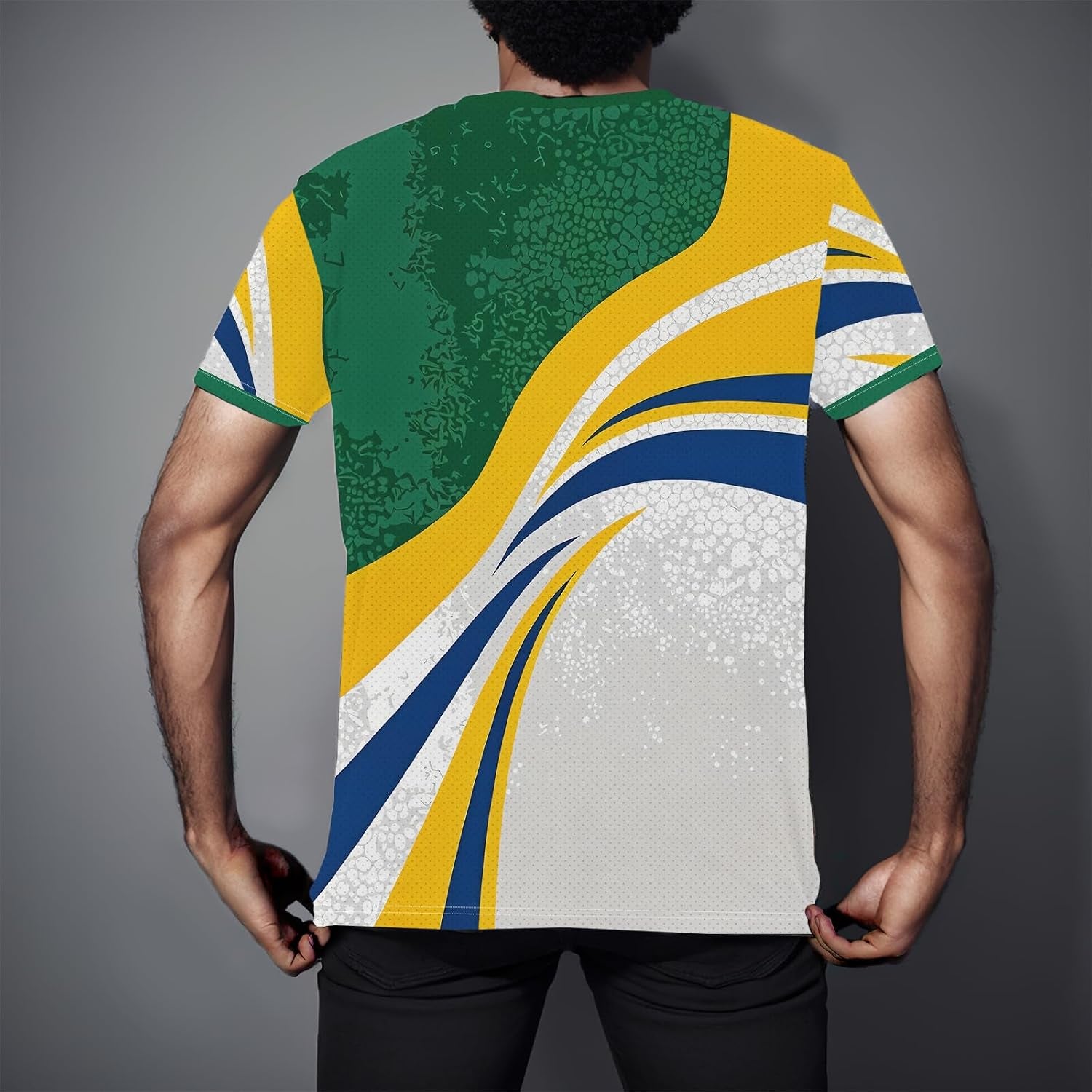 Mens Soccer Jersey Men'S Clothing Short Sleeve Top Adult Sports Fan T Shirts for Men Women