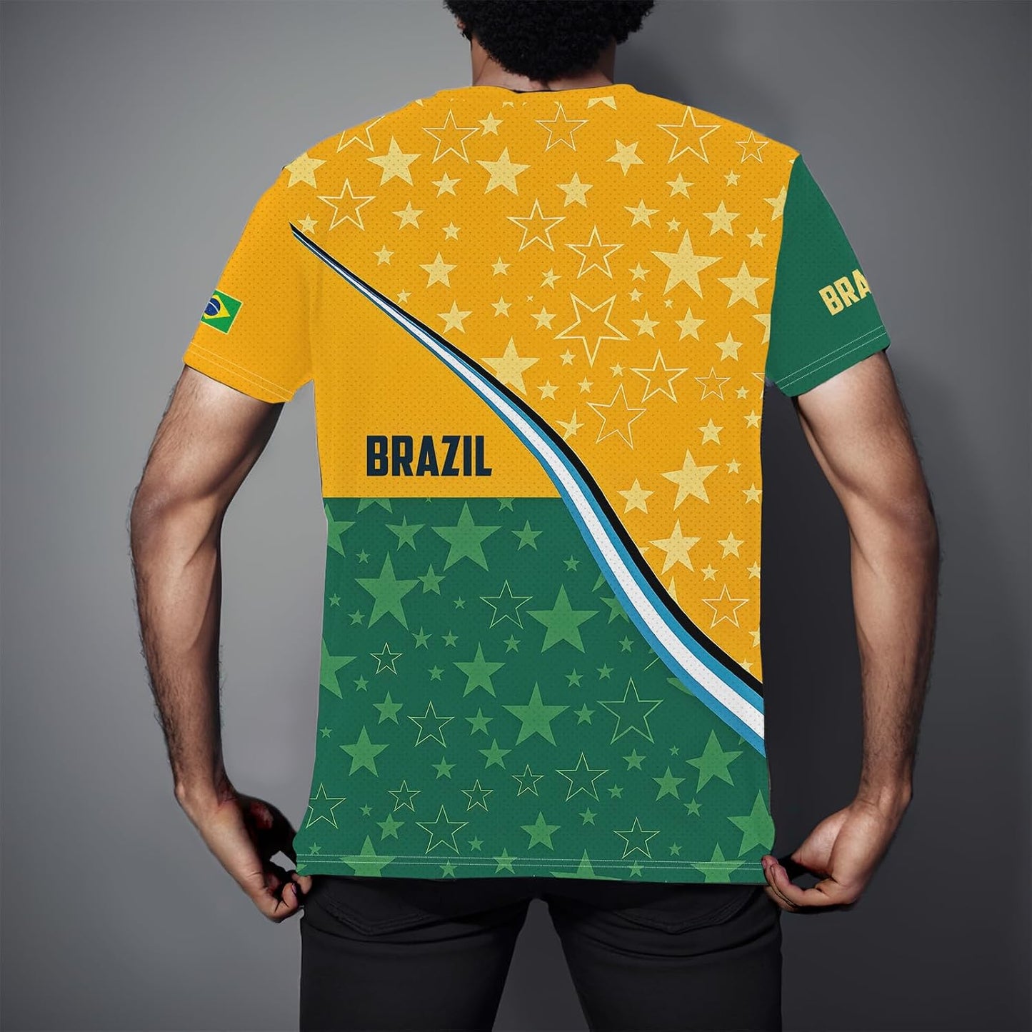 Mens Soccer Jersey Men'S Clothing Short Sleeve Top Adult Sports Fan T Shirts for Men Women