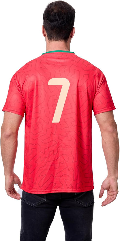 Men'S 2026 Fan Soccer Jersey - Fan Version Short Sleeve Shirt for Game Day
