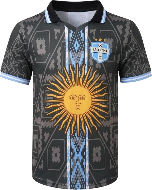 Argentina Jersey Men, Argentina Soccer Jersey for Men, Argentina Soccer Shirt, Soccer Jerseys for Football Fans