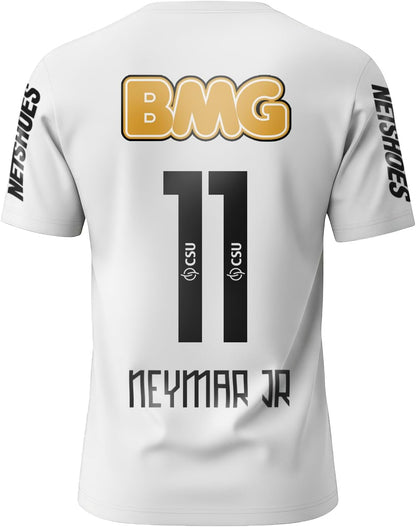 Neymar Jr. #11 Santos Retro Soccer Jersey – 2012 Brazilian Classic Football Shirt – Vintage Santos Men's Fan Jersey