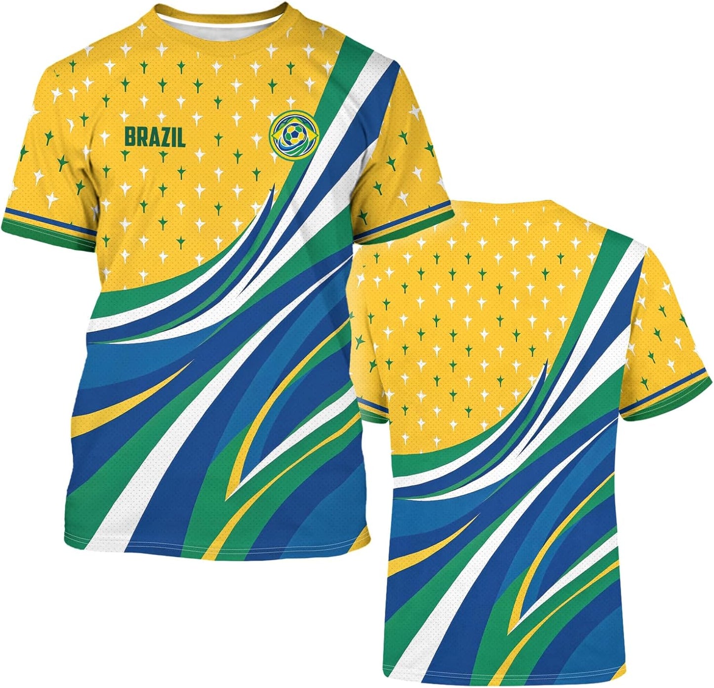Mens Soccer Jersey Men'S Clothing Short Sleeve Top Adult Sports Fan T Shirts for Men Women