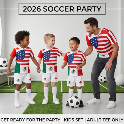Unisex Adult Soccer Jersey USA Mexico Canada Inspired 2026 Game Day Men’S Football Shirt Women