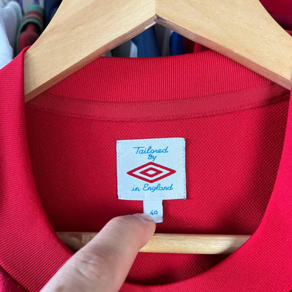 England National Team Football Soccer Jersey Tshirt Size 40
