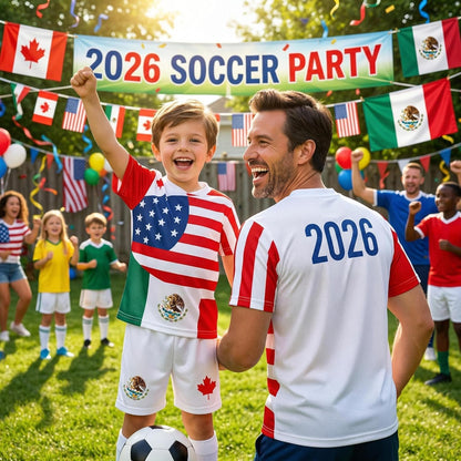 Unisex Adult Soccer Jersey USA Mexico Canada Inspired 2026 Game Day Men’S Football Shirt Women
