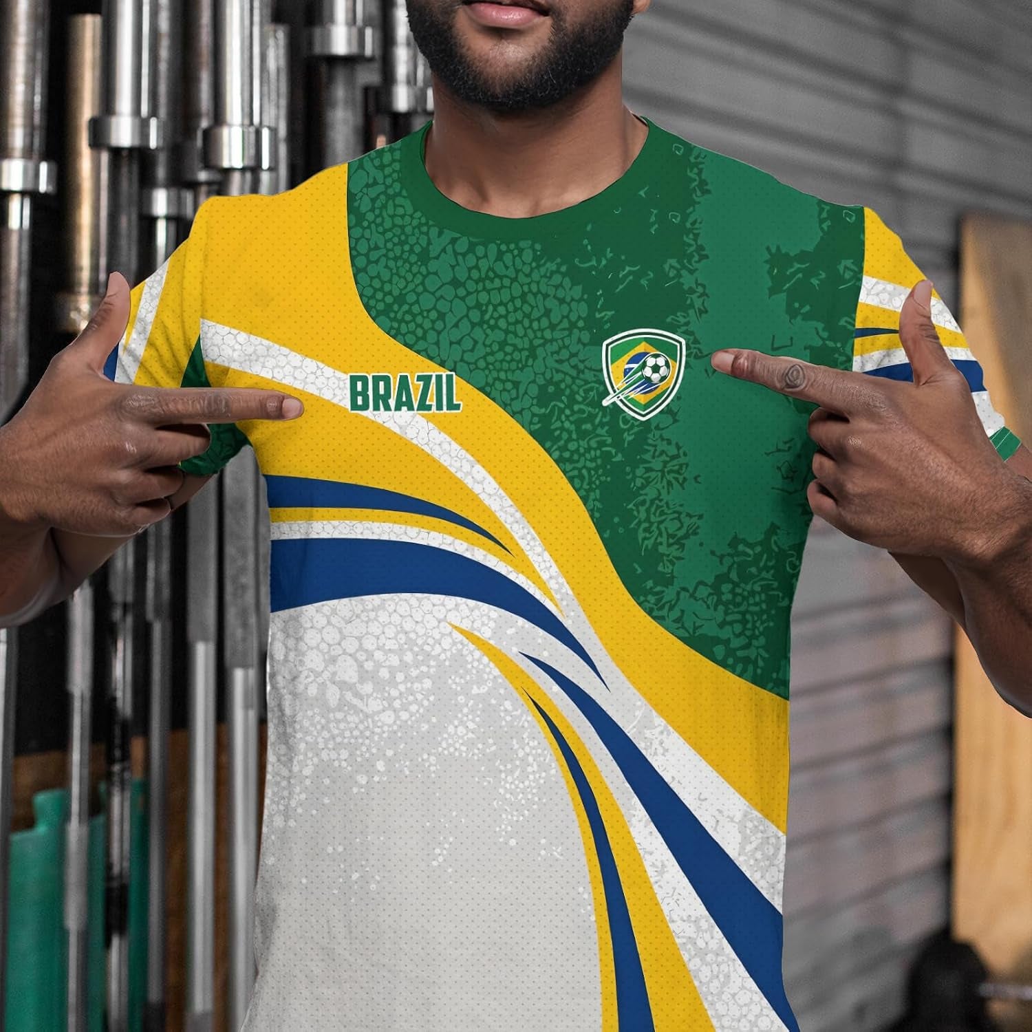 Mens Soccer Jersey Men'S Clothing Short Sleeve Top Adult Sports Fan T Shirts for Men Women