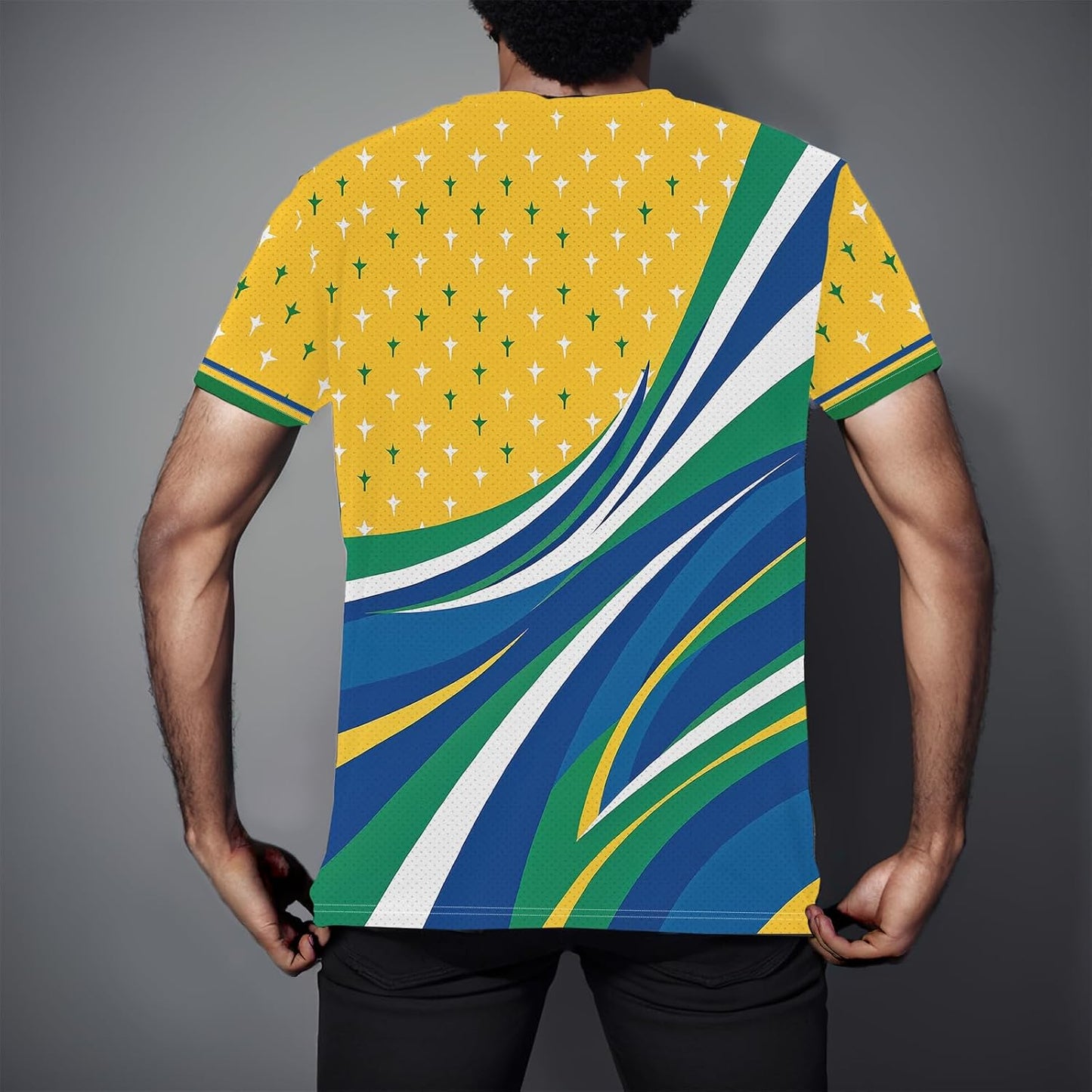 Mens Soccer Jersey Men'S Clothing Short Sleeve Top Adult Sports Fan T Shirts for Men Women